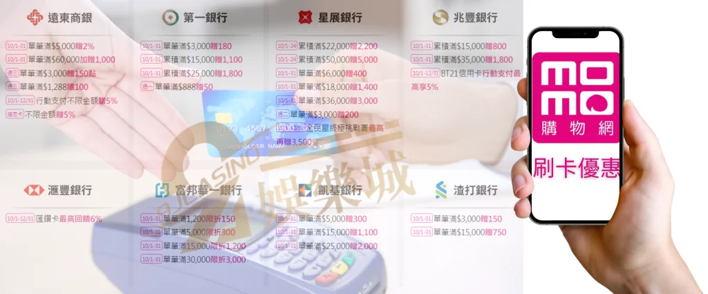 MOMO刷卡優惠